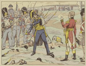 Derrotado pela primeira vez, em um lugar conhecido a geografia como Waterloo, mas a história como betryal. Naquele dia, Cambronne deu sua última palavra. de Onfray de Breville Job