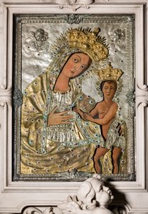 Madonna Odegitria - Ícone com Riza de Onofrio Palvisino da Monopoli