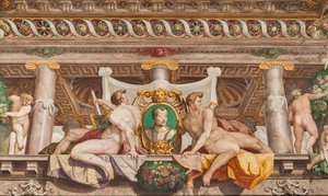 Alpendre falso com pedras memoriais de Giovanni De