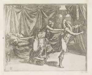 José e a esposa de Potiphar
Pinturas na Loggia de Rafael (título da série) de Orazio Borgianni