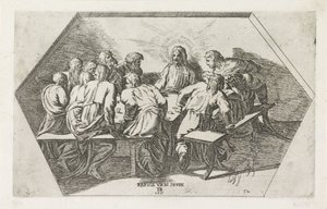 Última Ceia
Pinturas na Loggia de Rafael (título da série) de Orazio Borgianni