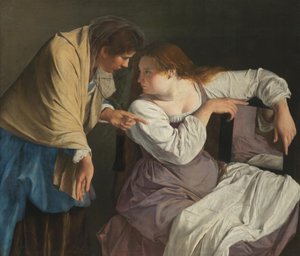 Marta repreende a sua irmã Maria de Orazio Gentileschi