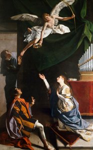 Os Santos Mártires Cecília, Valeriano e Tibúrcio, 1606-1607.