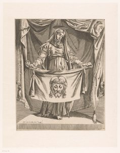 Verônica com pano de suor de Orazio de Santis (attributed to)