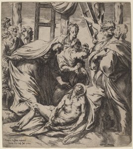 A descida da cruz de Orazio de Santis after Pompeo Cesura