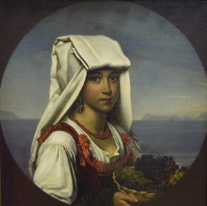Menina napolitana com frutas, 1831