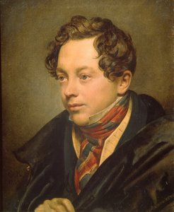 Retrato do artista Pyotr Basin 1794-1881, 1829 de Orest Adamovich Kiprensky