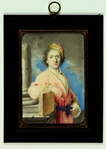 Andrew Hay, Pintor e Mercador de Feno (aguarela em marfim) de Orsola (attr.to) Urbani
