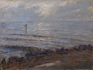 Luz do sol sobre o mar de Oscar Björck