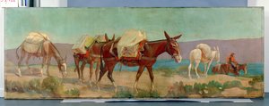 Mulas de Anheuser-Busch Pack (óleo sobre tela)
