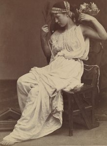 Flora contemplando a vaidade, 1860. de Oscar Gustav Rejlander