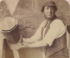 [Homem com Capacete], 1858. de Oscar Gustav Rejlander