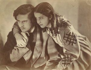 Mary Constable e seu irmão, 1866. de Oscar Gustav Rejlander