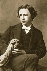 Retrato de Lewis Carroll, 28 de março de 1863 (foto sépia) de Oscar Gustav Rejlander