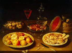 Natureza morta (óleo sobre painel) de Osias the Elder Beert