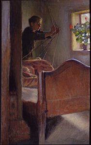 ""O Berço"" Pintura de Osip Braz (1872-1936) 1894 State Art Museum, Odessa
