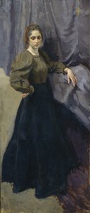 Retrato do pintor Yelizaveta Martynova 1868-1905, 1896