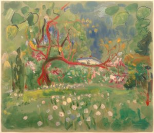 Primavera nas montanhas gigantes de Oskar Moll