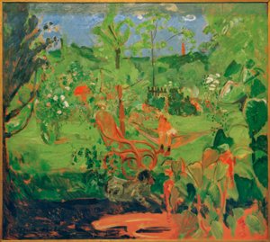 Fürstenfeldbruck, imagem de jardim de Oskar Moll