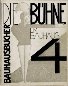 Design da capa O palco da Bauhaus O palco da Bauhaus, 1925.