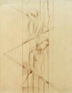 cena escadas de Oskar Schlemmer