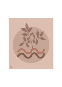 Ondas botânicas minimalistas