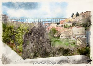 Aqueduto Romano de Segóvia de Osvaldo Russo