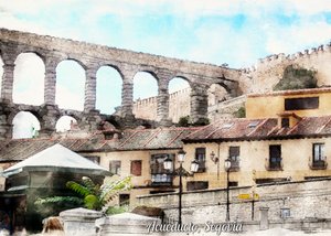 Aqueduto Romano de Segóvia de Osvaldo Russo