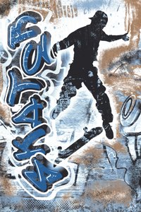 Salto de graffiti do skater de Osvaldo Russo