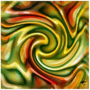 Redemoinho de cores vibrantes de Osvaldo Russo