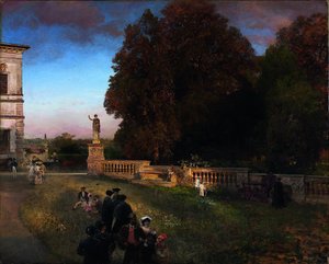 No Parque da Villa Borghese