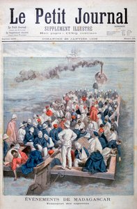 Eventos em Madagascar: O repatriamento de tropas francesas, 1896 de Oswaldo Tofani
