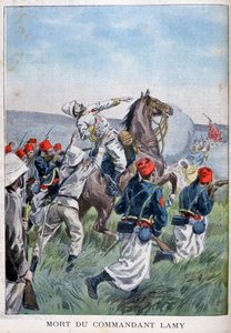 A morte do comandante Lamy, Batalha de Kousséri, 22 de abril de 1900.