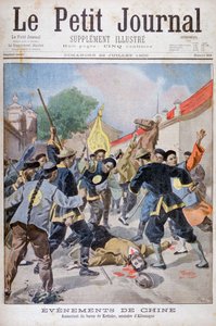 O assassinato do Barão Ketteler, ministro alemão, China, 1900
