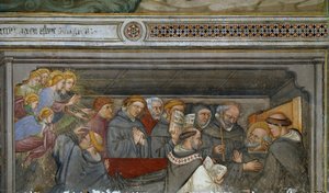 A morte de Santo Agostinho (fresco