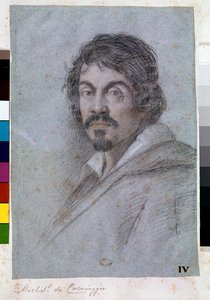 Retrato de Michelangelo Merisi da Caravaggio (pastel sobre tábua de bristol, cerca de 1621)