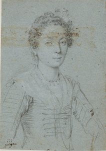 Retrato de uma mulher, metade do comprimento