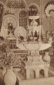 Quiosque mourisco, perto do Castelo dos Reis da Baviera Linderhof