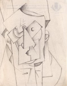 Composição Cubista - A Cabeça de Otto Gutfreund