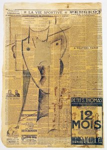 Cabeça, 1913-1914 de Otto Gutfreund