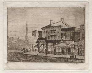Cleveland, Woodland Avenue e Eagle Street, 1878.