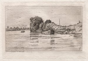 Danúbio em Walhalla, 1879. de Otto H. Bacher