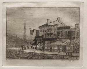 Rua da águia e avenida da floresta, 1878. de Otto H. Bacher