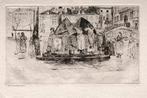 Gravuras de Veneza: Pozzo San Vio, 1882. de Otto H. Bacher
