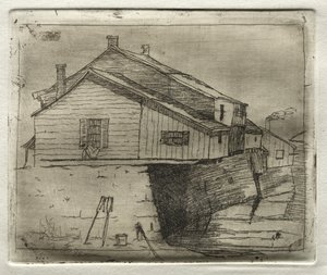 Casa sobre a água, 1878. de Otto H. Bacher