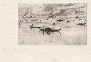Olhando para a Saudação, Veneza, 1880. de Otto H. Bacher
