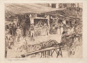 Mercado Velho, Florença de Otto H. Bacher