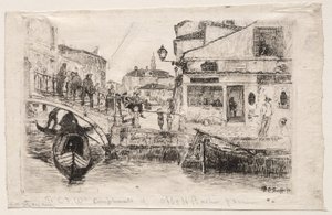 Ponte Tolentina, 1880. de Otto H. Bacher