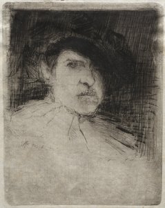 Auto-retrato em traje, 1880.