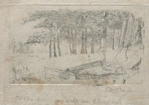 Esboço da natureza, 1879. de Otto H. Bacher